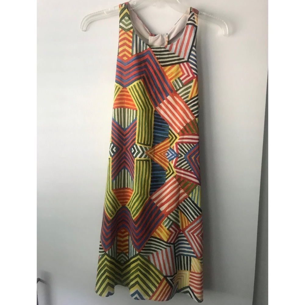 Alice + Olivia Womens Sleeveless Tank Dress Silk Size Extra Small 0070